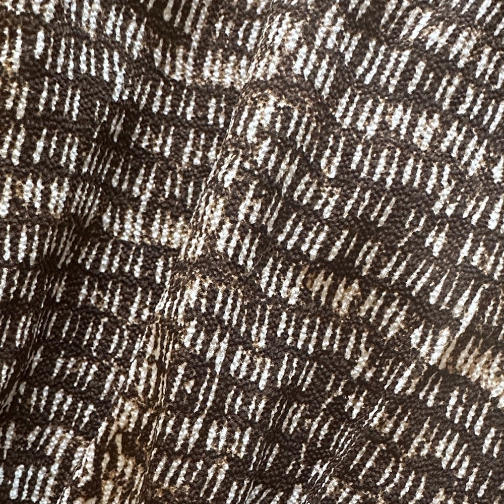 Max Studio Chic Brown Patterned Jumpsuit Jumper R… - image 2